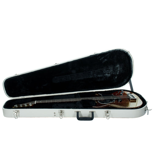 Reverend Mike Watt Wattplower Mark II Bass Guitar, Rosewood, Gloss Root Beer Sparkle