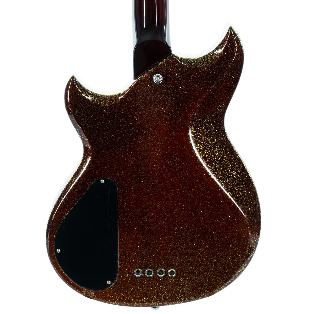 Reverend Mike Watt Wattplower Mark II Bass Guitar, Rosewood, Gloss Root Beer Sparkle