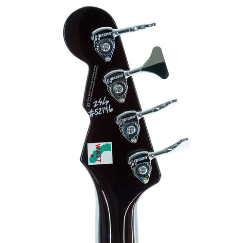 Reverend Mike Watt Wattplower Mark II Bass Guitar, Rosewood, Gloss Root Beer Sparkle