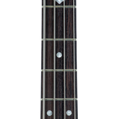 Reverend Mike Watt Wattplower Mark II Bass Guitar, Rosewood, Gloss Root Beer Sparkle