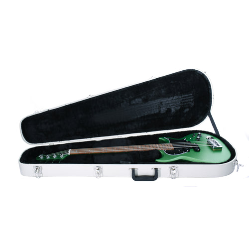 Reverend Mike Watt Wattplower MK II Electric Bass Guitar, Satin Emerald Green, Pau Ferro With Case