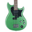 Reverend Mike Watt Wattplower MK II Electric Bass Guitar, Satin Emerald Green, Pau Ferro With Case