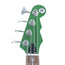 Reverend Mike Watt Wattplower MK II Electric Bass Guitar, Satin Emerald Green, Pau Ferro With Case