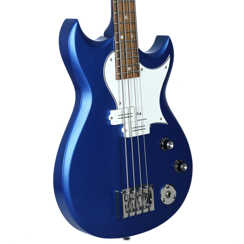 Reverend Mike Watt Wattplower Bass Guitar - Roasted Neck - Satin Superior Blue
