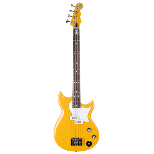 Reverend Mike Watt Wattplower Bass Guitar, Rosewood, Satin Yellow