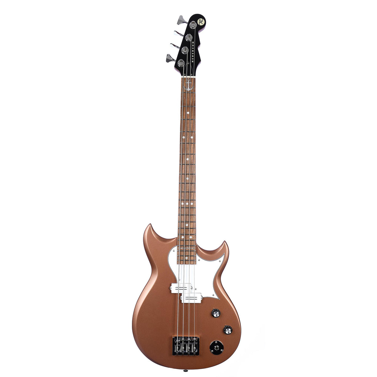 Reverend Mike Watt Wattplower Bass Satin Metallic Root Beer with TKL Case