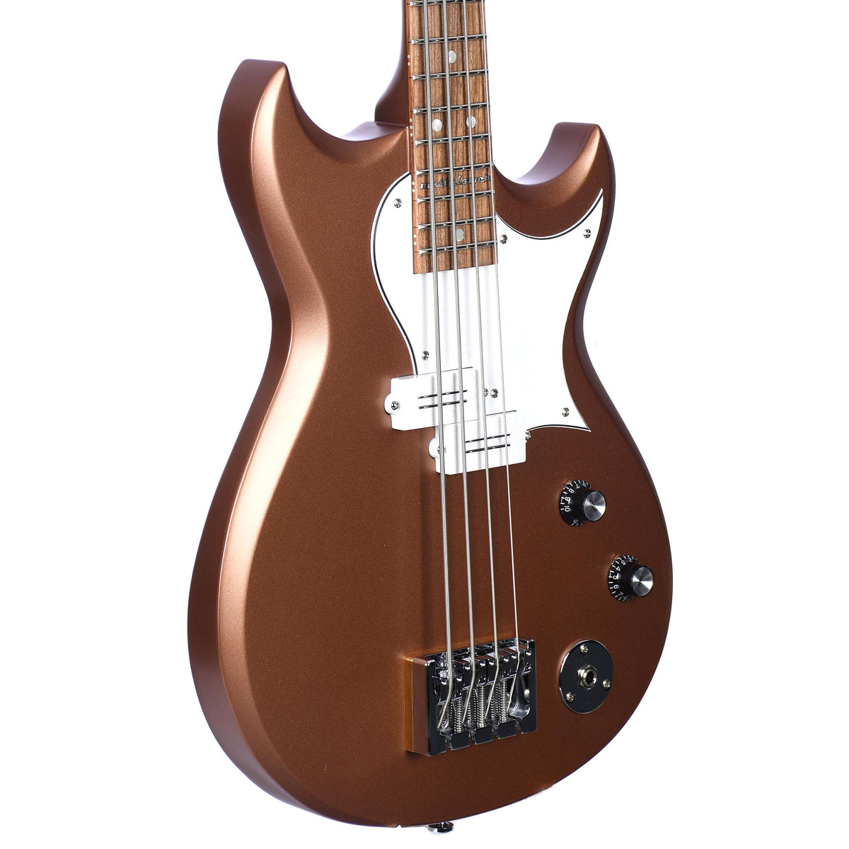 Reverend Mike Watt Wattplower Bass Satin Metallic Root Beer with TKL Case
