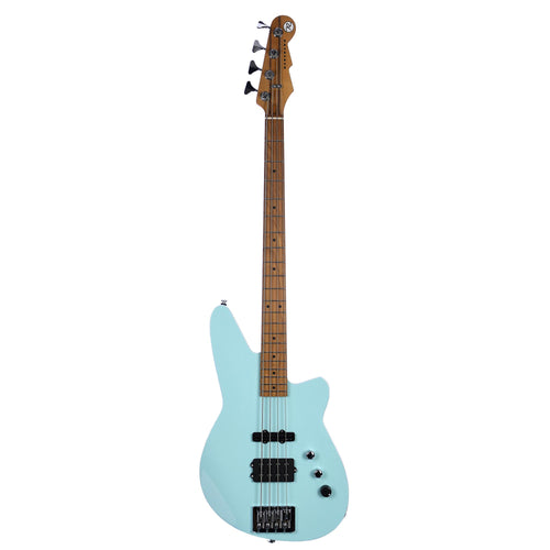 Reverend Raymond Bass Chronic Blue Roasted Maple Neck