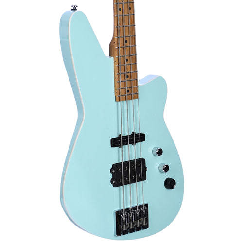 Reverend Raymond Bass Chronic Blue Roasted Maple Neck