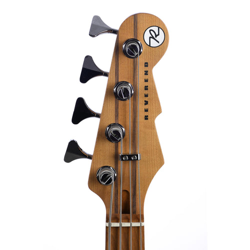 Reverend Raymond Bass Chronic Blue Roasted Maple Neck