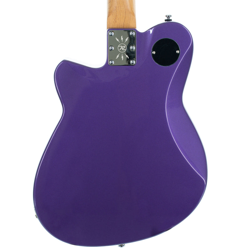 Reverend Charger 390 Electric Guitar, Roasted Maple Neck, Italian Purple, Russo Music Exclusive
