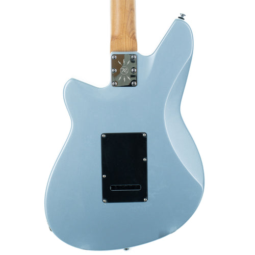 Reverend Six Gun HPP 25th Anniversary Edition Electric Guitar, Metallic Silver Freeze, Roasted Maple, Ebony