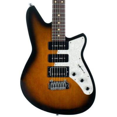 Reverend Six Gun HPP Electric Guitar, Rosewood, Coffee Burst