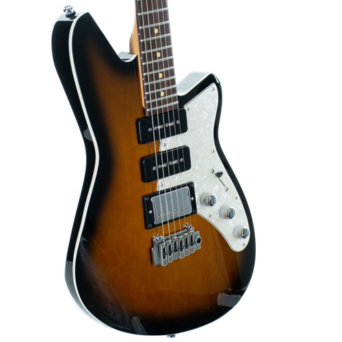 Reverend Six Gun HPP Electric Guitar, Rosewood, Coffee Burst