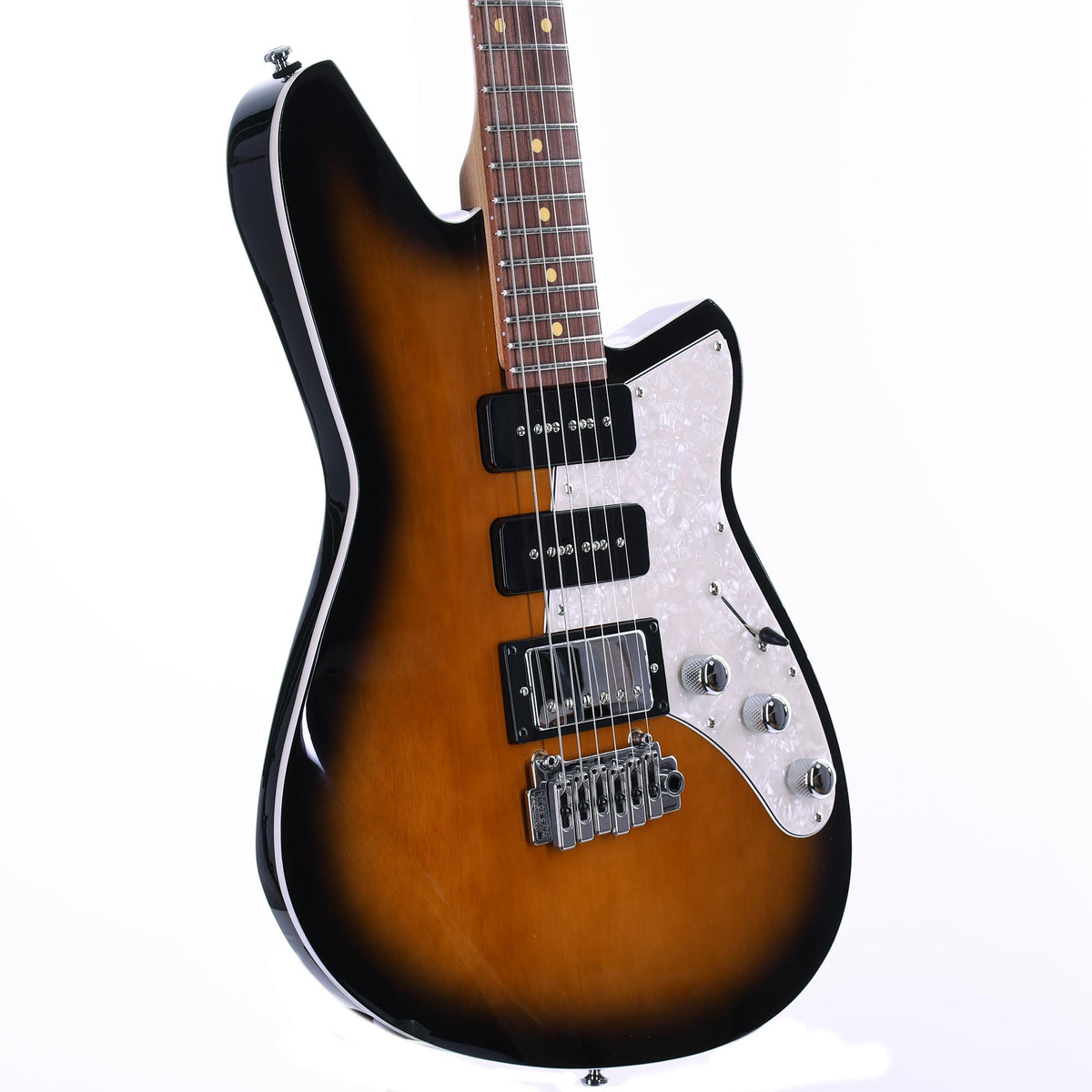 Reverend Six Gun HPP Pau Ferro Fingerboard Coffee Burst