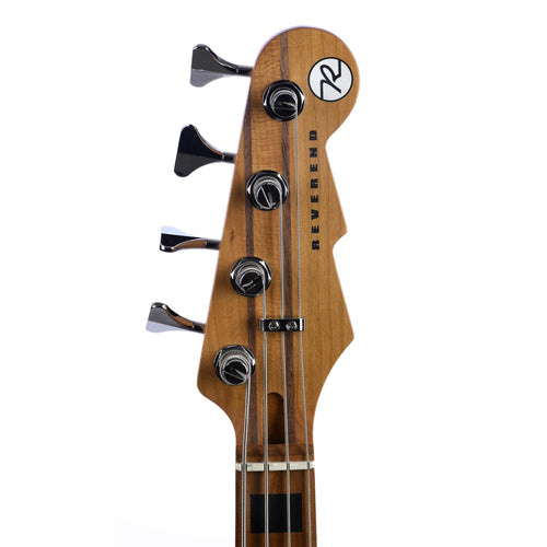 Reverend Triad Bass Burnt Brick Roasted Maple Neck