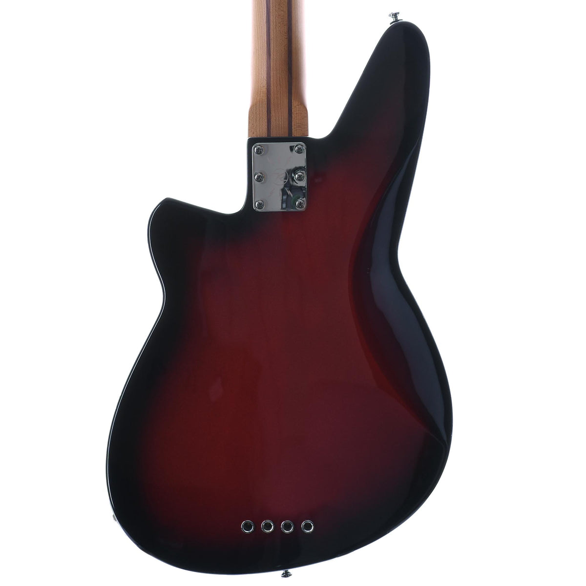 Reverend Triad Bass Roasted Maple Neck And Fingerboard Metallic Red Burst