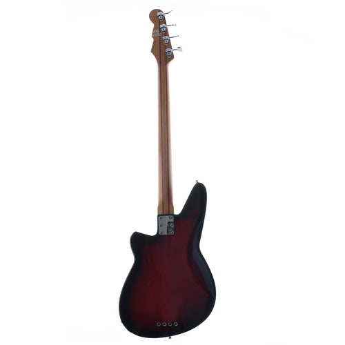 Reverend Triad Bass Roasted Maple Neck And Fingerboard Metallic Red Burst
