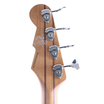 Reverend Triad Bass Roasted Maple Neck And Fingerboard Metallic Red Burst