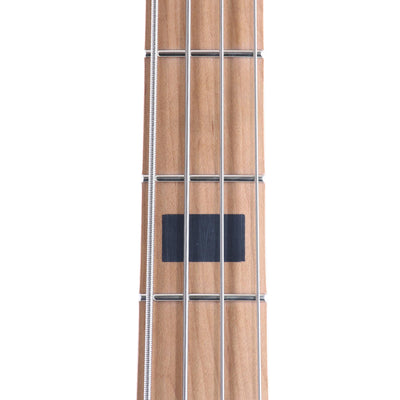 Reverend Triad Bass Roasted Maple Neck And Fingerboard Metallic Red Burst