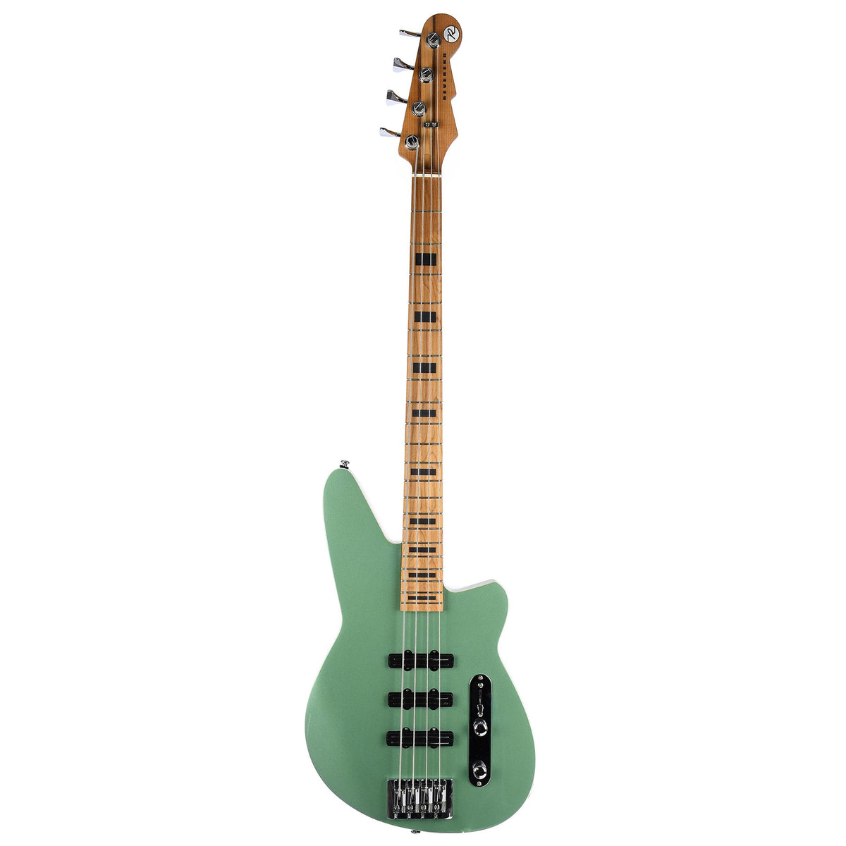 Reverend Triad Bass Roasted Maple Neck Metallic Alpine