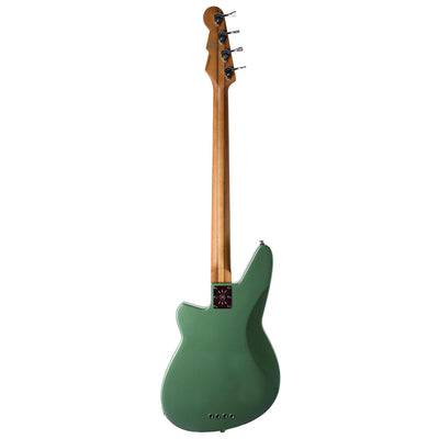 Reverend Triad Bass Roasted Maple Neck Metallic Alpine