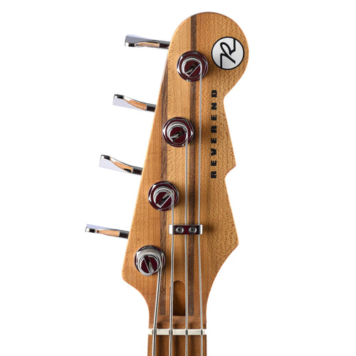 Reverend Triad Bass Roasted Maple Neck Metallic Alpine