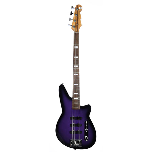 Reverend Triad Bass, Roasted Pau Ferro Neck, Purple Burst