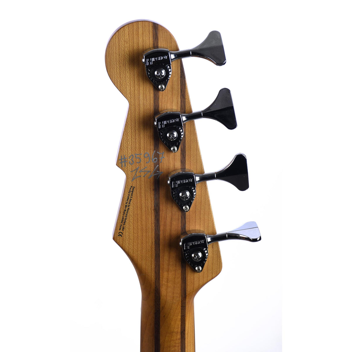 Reverend Triad Bass, Roasted Pau Ferro Neck, Purple Burst