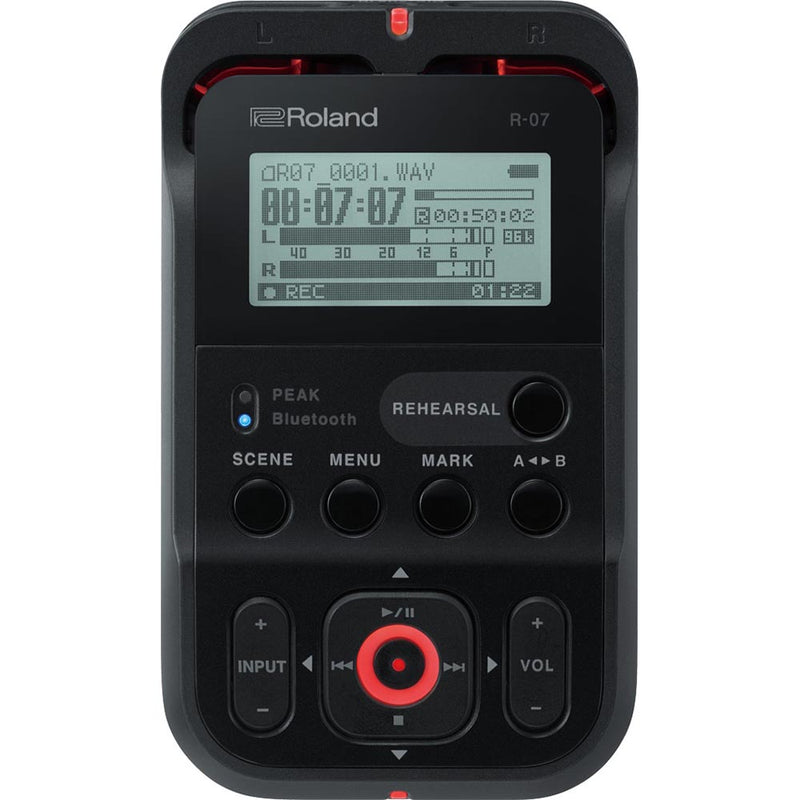 Roland R-07 Handheld Stereo Recorder - Black