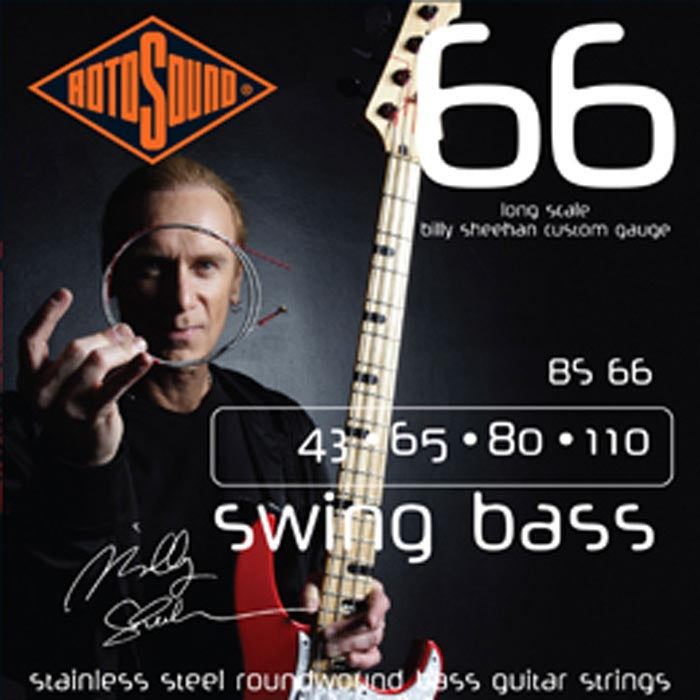 Rotosound 43-110 Swing Bass 66 Billy Sheehan Stainless Steel Roundwound