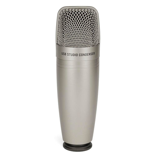 Samson C01U Pro USB Large Diaphragm Condenser Mic With Peak Led Headphones