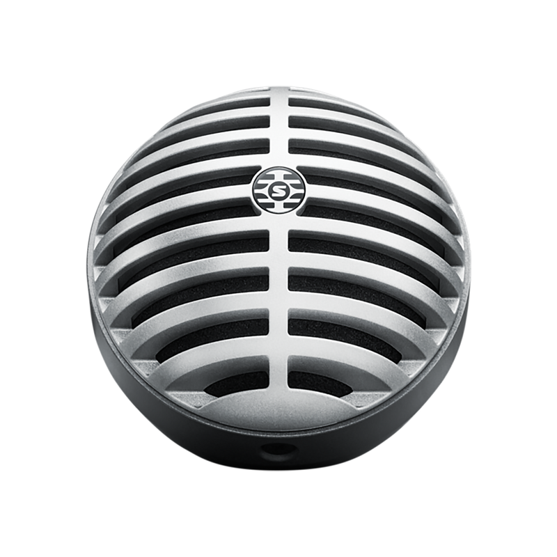 Shure Motiv MV5 Home Studio Digital Condenser Microphone, Grey