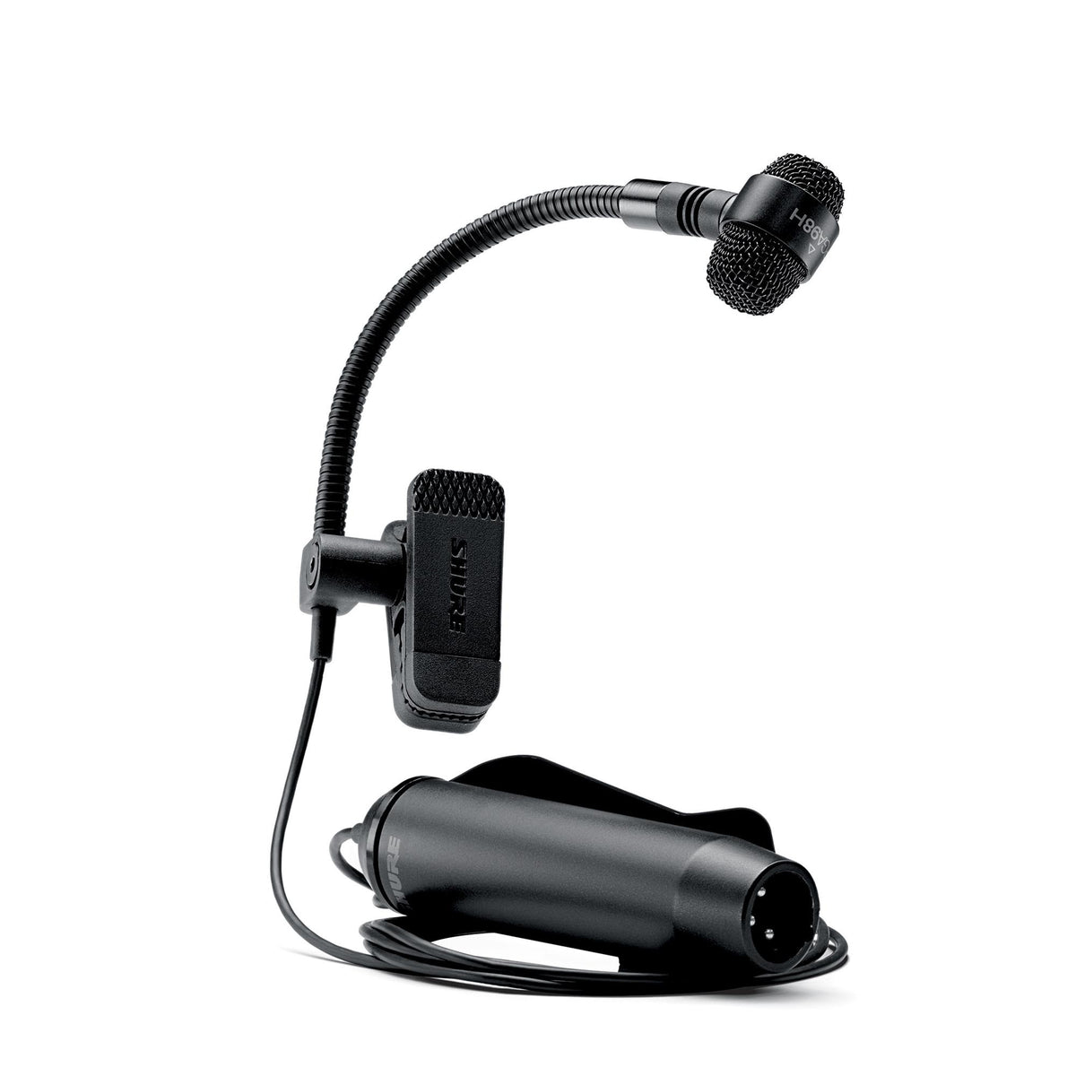 Shure PGA98H Cardioid Condenser Gooseneck Instrument Microphone With XLR Cable