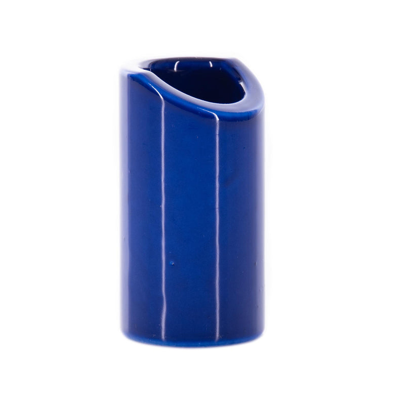 Rock Slide Small Ceramic Guitar Slide, Pacific, Dark Blue