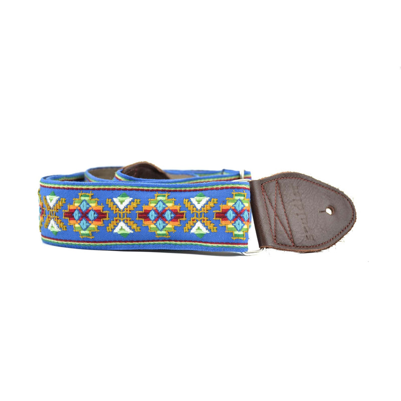 Souldier 2" Tucson Guitar Strap - Blue/Brown
