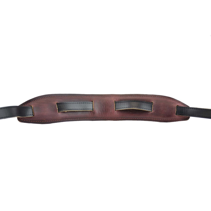 Souldier Black On Mahogany Saddle Strap