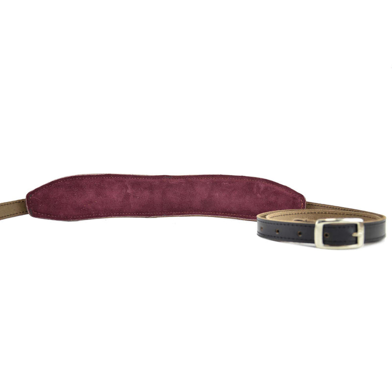 Souldier Black On Mahogany Saddle Strap