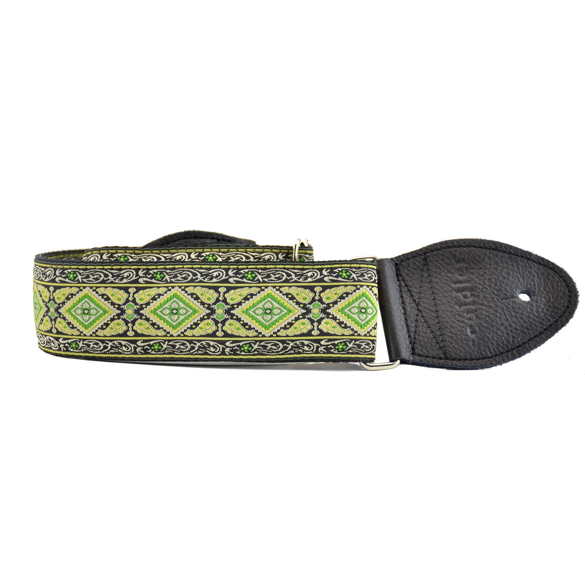 Souldier Limerick Guitar Strap - Black/Green
