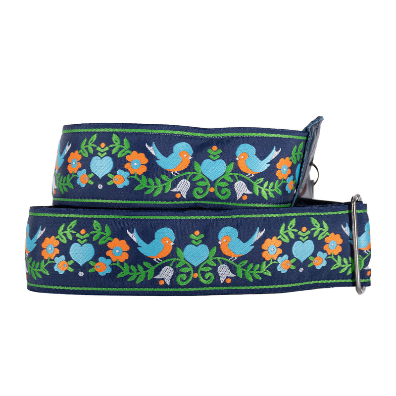 Souldier Lovebirds Guitar Strap, Navy