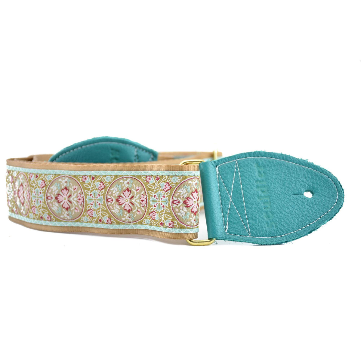 Souldier Medallion Strap - Mustard/Teal