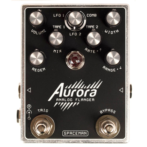 analog flanger pedals Spaceman Aurora Standard Analog Flanger Effect Pedal