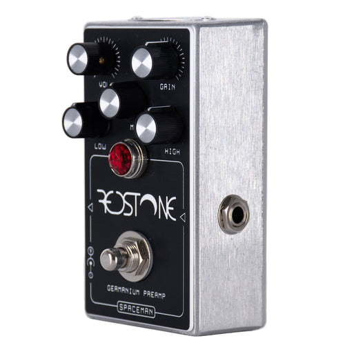 Spaceman Redstone Germanium Preamp Effect Pedal, Silver