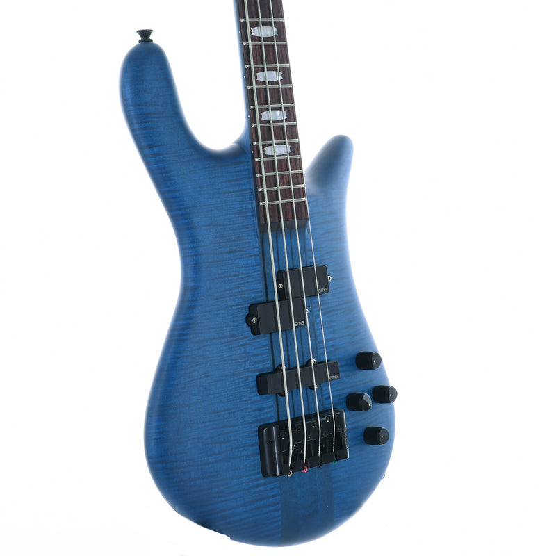 Spector Euro4 LX With EMG Pickups Black And Blue Matte