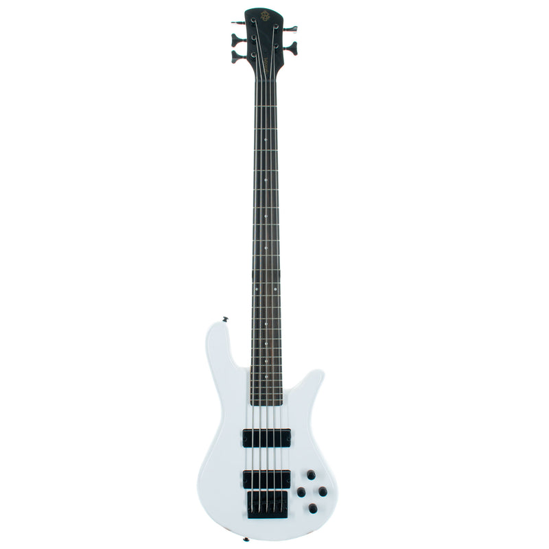 Spector Performer 5-String Bass Guitar, Solid White