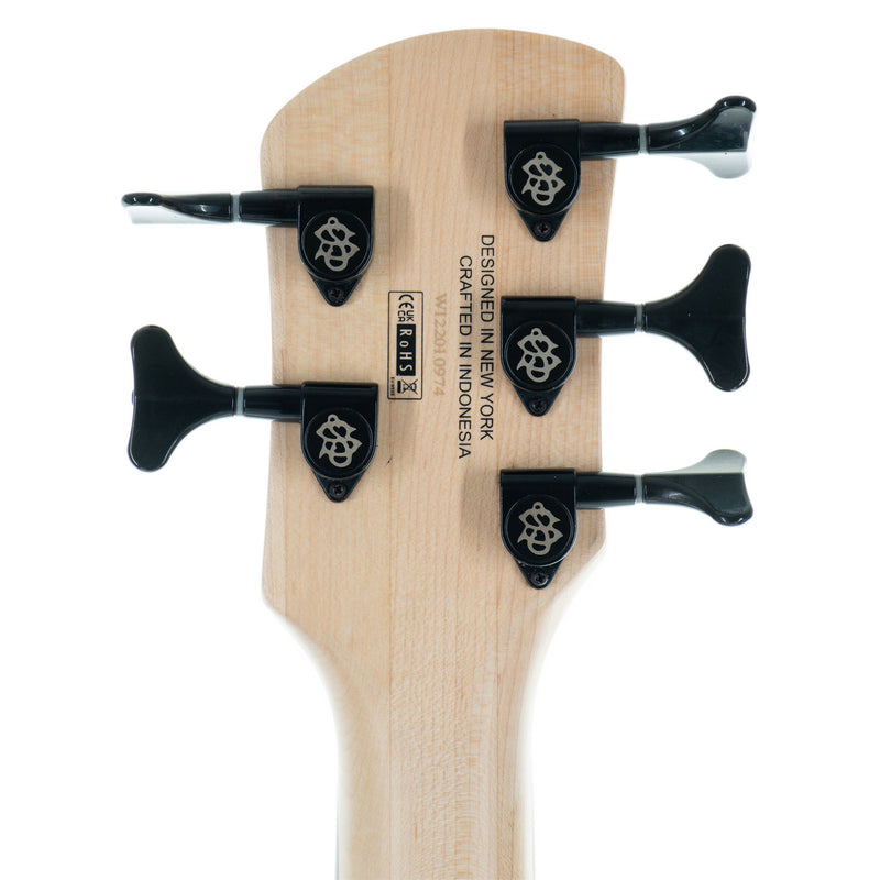 Spector Performer 5-String Bass Guitar, Solid White
