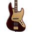 Squier 40th Anniversary Jazz Bass, Laurel, Gold Edition, Ruby Red Metallic