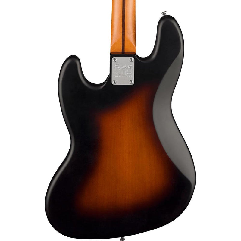 Squier 40th Anniversary Jazz Bass, Vintage Edition, Maple, Satin Wide 2-Color Sunburst