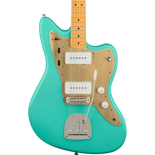 Squier 40th Anniversary Jazzmaster, Vintage Edition, Maple, Satin Seafoam Green