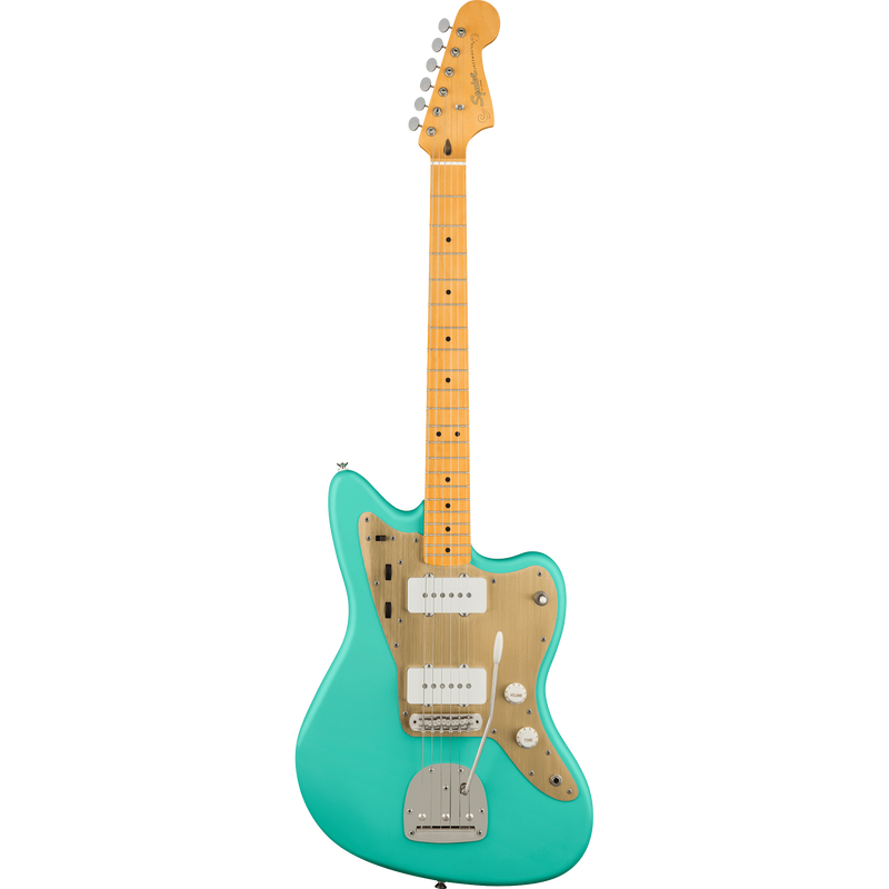 Squier 40th Anniversary Jazzmaster, Vintage Edition, Maple, Satin Seafoam Green
